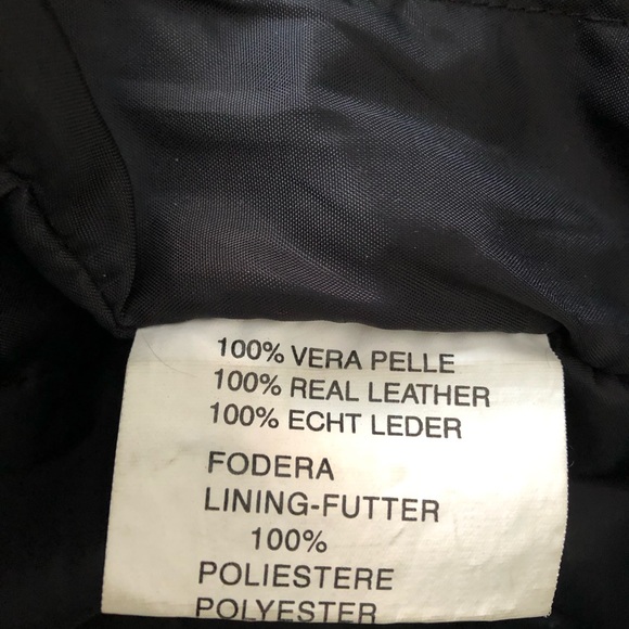 Genuine Italian Leather Moto Style Men's Jacket - Picture 8 of 12